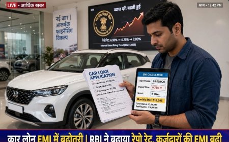 RBI Repo Rate Hike: कार लोन की EMI बढ़ेगी, ₹10 लाख के लोन पर ₹126 तक बढ़ोतरी, फिक्स्ड लोन वालों को राहत